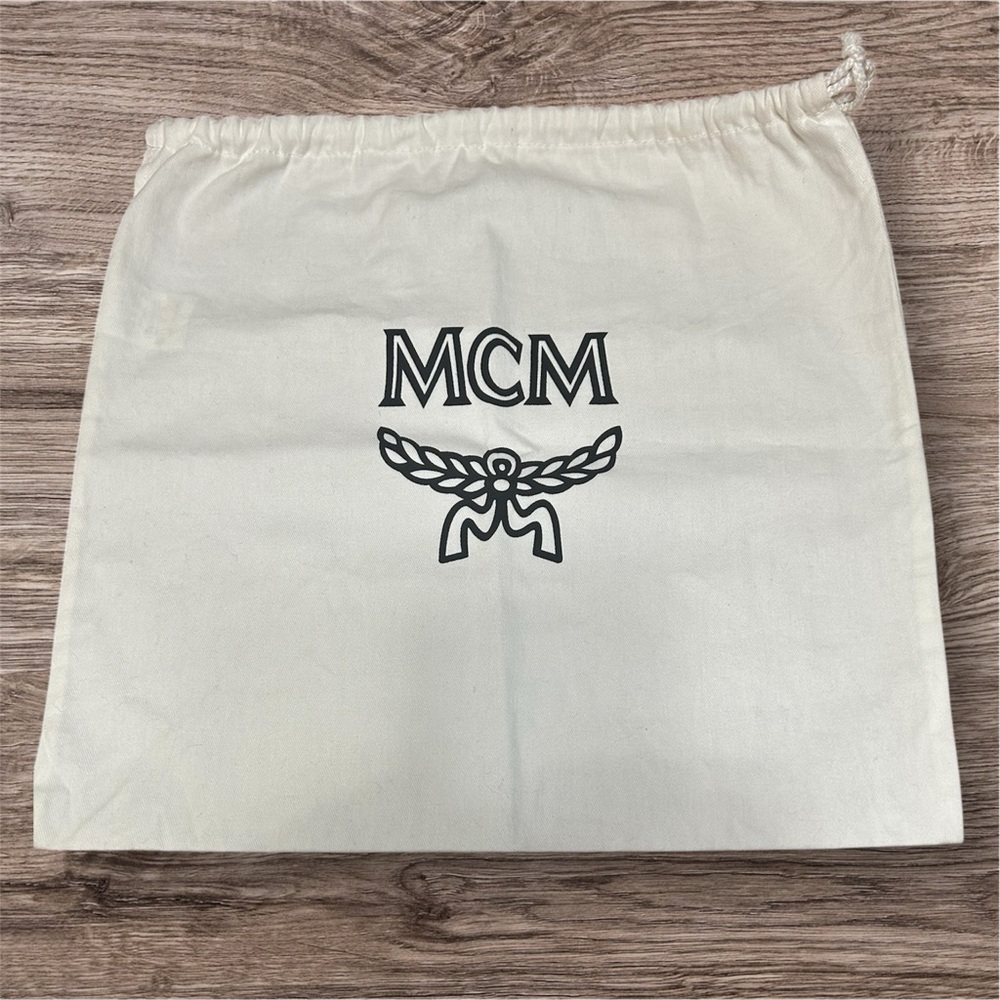 💜Half Off💜MCM Cream Drawstring Dust Bag 
13”X 14”